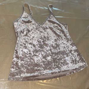 Velvet loose fit tank